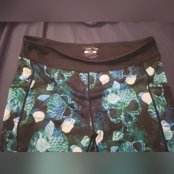 Constantly Varied Gear Pants - CVG Mermaid Skull Capris